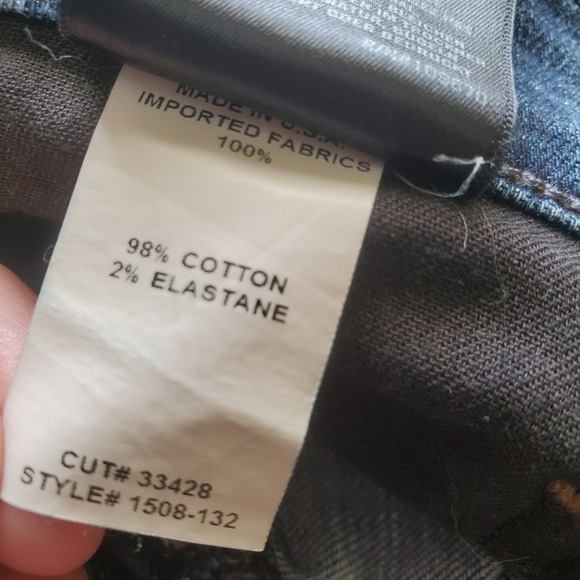 Citizens of Humanity Phoebe Slim Straight Crop Jeans Dark Wash Women's Size 27 - Picture 5 of 16